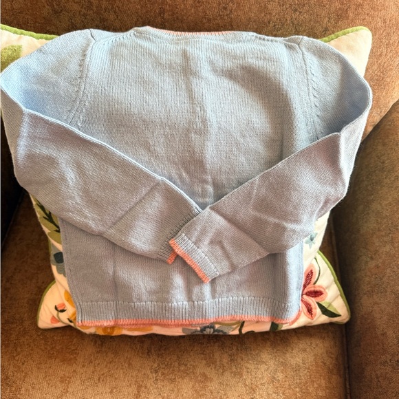 Mini Boden Girls Easter Vintage Blue Chicks Cardigan 3-4Y - Picture 5 of 6